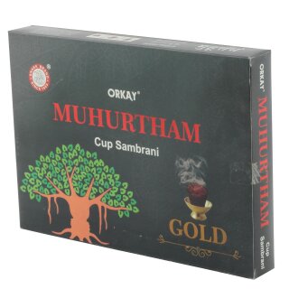 Räucherware - Cup Sambrani - Loban - Fertigmischung mit Kohle 1x 20 Stück