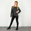 Pullover mit Reißverschluss - langärmlig - grau - Jersey