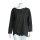 Pullover mit Reißverschluss - langärmlig - grau - Jersey