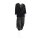 Sweater with hood - two layers - waterfall collar - black-gray - jersey