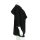 Sweater with hood - two layers - waterfall collar - black-gray - jersey
