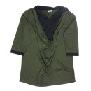 Pullover mit Kapuze - Zweilagig - Wasserfallkragen -...