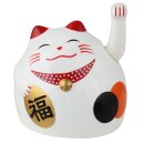 Glückskatze - Maneki-neko - rundliche Winkekatze 8...