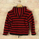 Kids jacket stripes - Model 09 - black - red