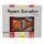 Tin toys - racing cars - space invader - orange white - wind-up car