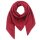 Cotton scarf fine & tightly woven - bordeaux - squared kerchief