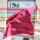 Cotton scarf fine & tightly woven - bordeaux - squared kerchief