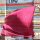 Cotton scarf fine & tightly woven - bordeaux - squared kerchief