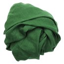 Cotton scarf fine & tightly woven - dark green - squared kerchief