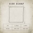 Cotton scarf fine & tightly woven - dark green - squared kerchief
