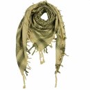 Kufiya - beige - green-olive green - Shemagh - Arafat scarf