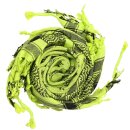 Kufiya - Skulls with sabre green-bright green - black -...