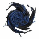 Palituch - schwarz - blau-dunkelblau - Kufiya PLO Tuch