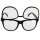 Freak Scene Sunglasses with cover - L - black 1