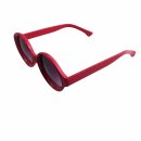 Retro Sonnenbrille - 60s-Stil - rot