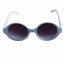 Retro Sonnenbrille - 60s-Stil - weiß