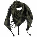 Kufiya - black - green-khaki - Shemagh - Arafat scarf