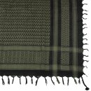 Kufiya - black - green-khaki - Shemagh - Arafat scarf