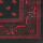 Bandana Tuch - Paisley Muster 02 - schwarz - rot - quadratisches Kopftuch