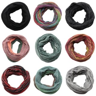 Schlauchschal - Loopschal - 66 cm - verschiedene Farben