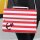 Koffertasche mit Anker- rot-weiß gestreift