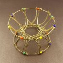 4D Mandala - decorative wire mesh - relaxation game - flower of life