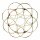 4D Mandala - dekoratives Drahtgeflecht - Entspannungsspiel - Lebensblume