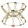 4D Mandala - decorative wire mesh - relaxation game - flower of life
