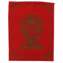 Prayer flag - flag - Flower of life - Buddha - fabric - approx. 20 x 15 cm