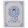 Gebetsfahne - Flagge - Blume des Lebens - Buddha - Stoff - ca. 20 x 15 cm