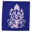 Prayer flag - flag - Ganesha - fabric - coloured - approx. 18 x 16 cm