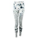 Leggings - Batik - Sun - creme - schwarz-grau