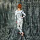 Leggings - Batik - Allover - cream - black-grey