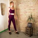 Leggings - Uni - bordeaux