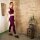 Leggings - Uni - bordeaux