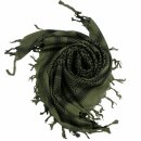 Kufiya - green-khaki - black - Shemagh - Arafat scarf