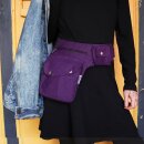 Premium Hip Bag - Buddy - purple - silver-coloured - Bumbag - Belly bag