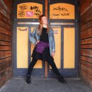 Premium Hip Bag - Buddy - purple - silver-coloured - Bumbag - Belly bag
