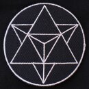 Patch - Star - Tetrahedron - Merkaba - sacred geometry - gold or silver - Patch