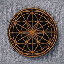 Patch - Seeds of life - sacred geometry - gold or silver - patch