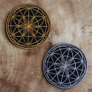 Patch - Seeds of life - sacred geometry - gold or silver - patch