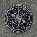 Patch - Seeds of life - sacred geometry - gold or silver - patch