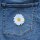 Aufnäher - Gänseblümchen - Blüte - weiß - Patch