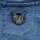 Patch - Cat head - eyes green - patch