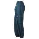 Unisex Haremshose - Pumphose - Sarouel mit Knopfleiste - Yogi Pants - Cargohose - petrol