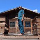 Unisex Haremshose - Pumphose - Sarouel mit Knopfleiste - Yogi Pants - Cargohose - petrol