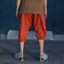 3/4 Unisex harem pants - bloomers - Sarouel with button front - Yogi Pants - Cargo pants - reddish brown