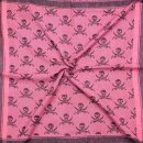 Kufiya - Skulls with sabre pink - black - Shemagh - Arafat scarf