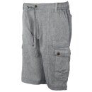 Shorts - Bermudas - Cargo - Casual - Chino - grau meliert