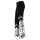 Schlaghose - Batik - Tie Dye - Jersey - Retro - 60er - 70er - schwarz - weiß